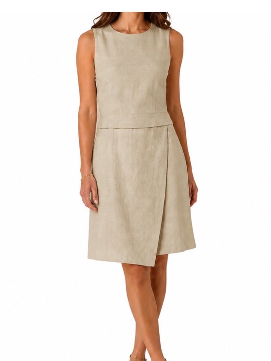 Banana Republic Dresses & Skirts - Banana Republic Linen Sleeveless Sheath Dress Beige Size 2